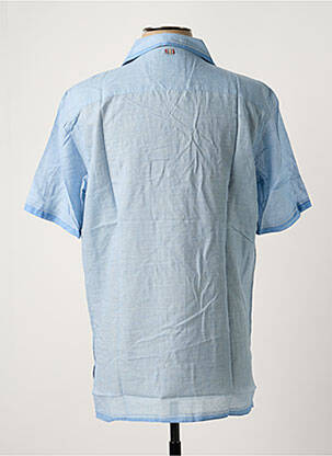 Chemise manches courtes poches bleu KARDO homme