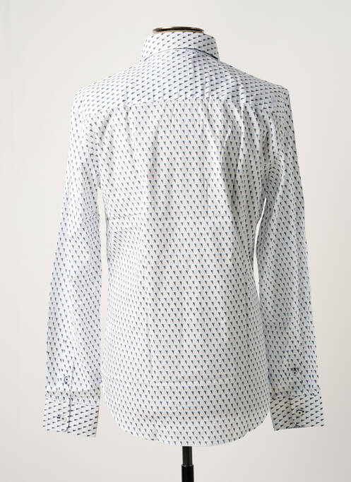 Chemise manches longues imprimé fantaisie blanc GANESH homme