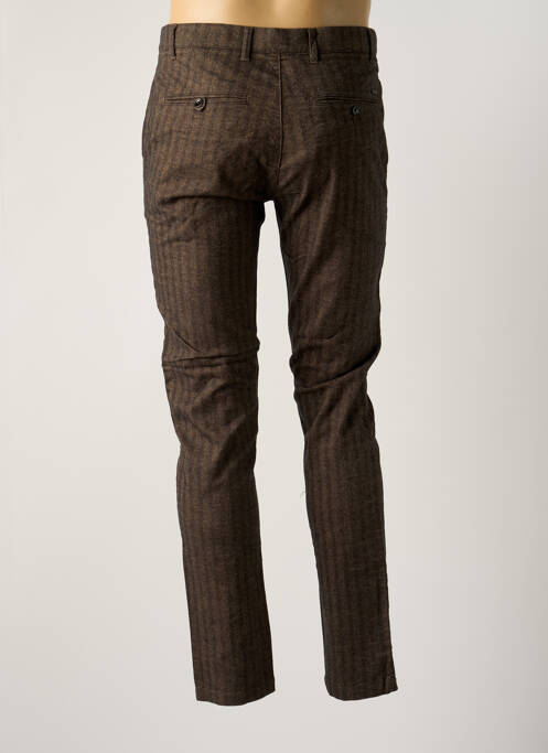 Pantalon chino marron DSTREZZED homme