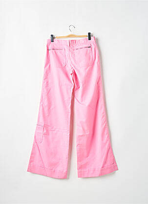 Pantalon cargo tissage popeline taille normale rose LA BRIGADA INTERNACIONAL femme