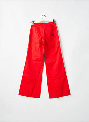 Pantalon flare taille haute taille haute rouge LA BRIGADA INTERNACIONAL femme