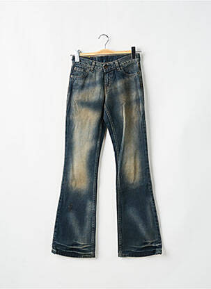 Jeans bootcut effet usé délavé taille basse bleu LEVIS femme