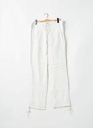Jeans coupe droite taille basse taille basse blanc LOIS femme