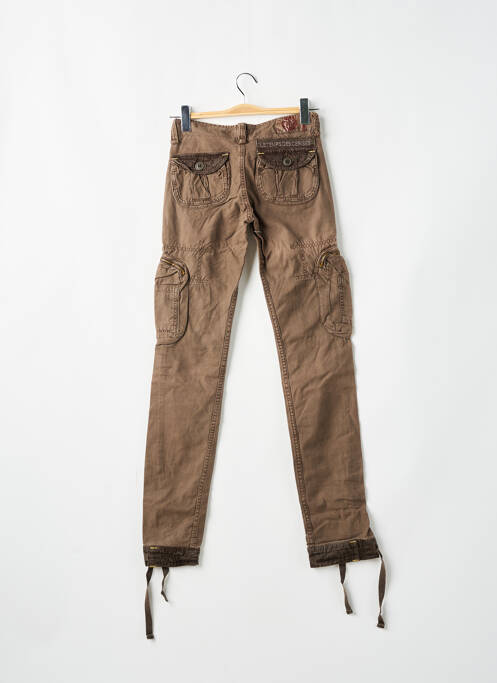 Pantalon cargo marron LE TEMPS DES CERISES pour femme