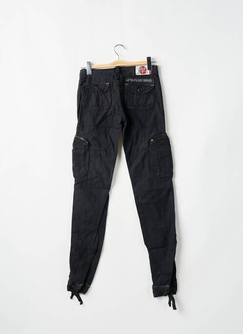 Pantalon cargo noir LE TEMPS DES CERISES pour femme
