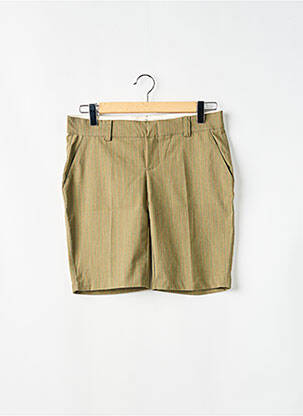 Bermuda fermeture zippée sous rabat avec crochet vert ONLY femme