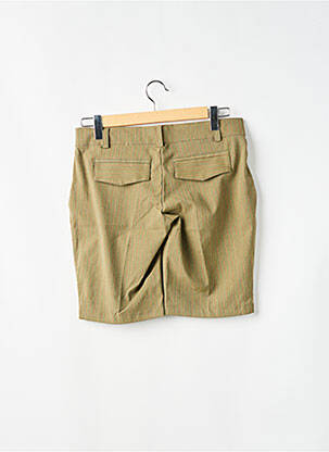 Bermuda fermeture zippée sous rabat avec crochet vert ONLY femme