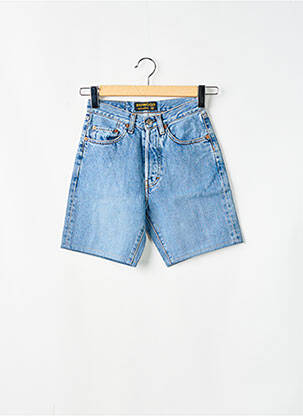 Bermuda coupe droite bleu REDWOOD femme