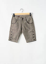 Bermuda slim gris REPLAY femme