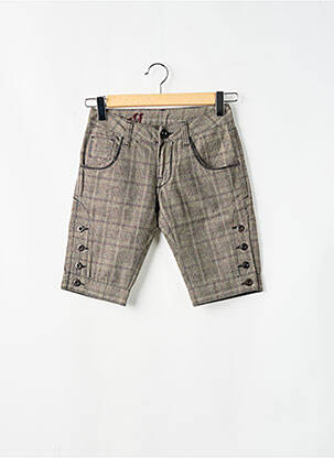 Bermuda slim gris REPLAY femme