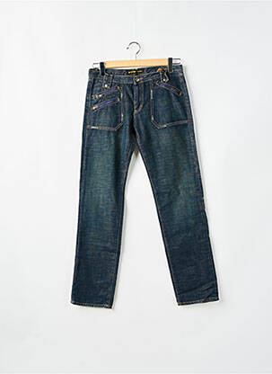 Jeans coupe droite poches bleu RWD femme