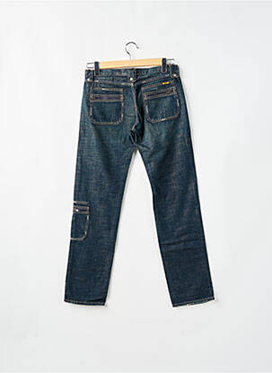 Jeans coupe droite poches bleu RWD femme