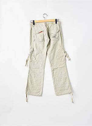 Pantalon cargo poches beige RWD femme
