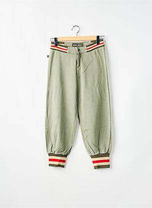 Pantalon 7/8 taille élastique taille normale vert RWD femme