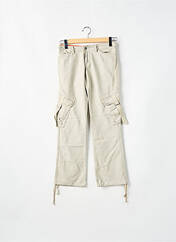 Pantalon cargo beige RWD pour femme seconde vue