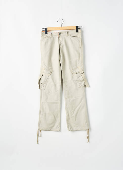 Pantalon cargo beige RWD pour femme