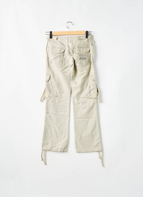 Pantalon cargo beige RWD pour femme
