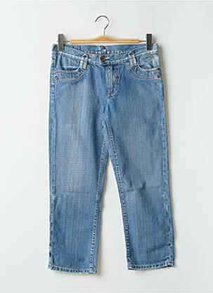 Pantacourt taille basse taille basse bleu DENIM STUDIO femme