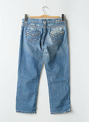 Pantacourt taille basse taille basse bleu DENIM STUDIO femme