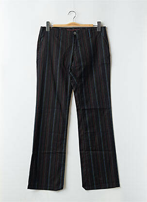 Pantalon droit stretch taille normale noir FREEMAN T.PORTER femme