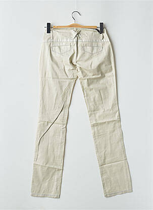 Pantalon slim taille basse taille basse beige FREEMAN T.PORTER femme