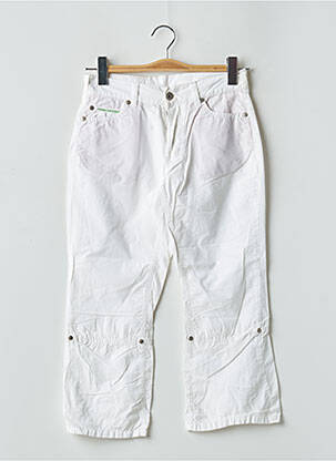 Pantacourt coupe droite taille normale blanc FREEMAN T.PORTER femme