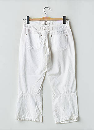 Pantacourt coupe droite taille normale blanc FREEMAN T.PORTER femme