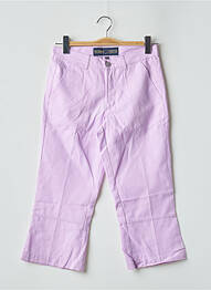 Pantacourt taille haute taille haute violet FREEMAN T.PORTER femme