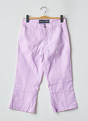 Pantacourt taille haute taille haute violet FREEMAN T.PORTER femme