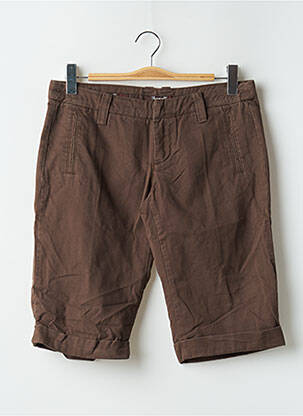 Bermuda taille basse taille basse marron FREEMAN T.PORTER femme
