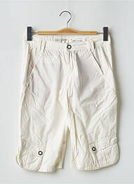 Pantacourt taille basse taille basse beige FREEMAN T.PORTER femme