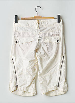 Pantacourt coupe droite taille basse beige FREEMAN T.PORTER femme