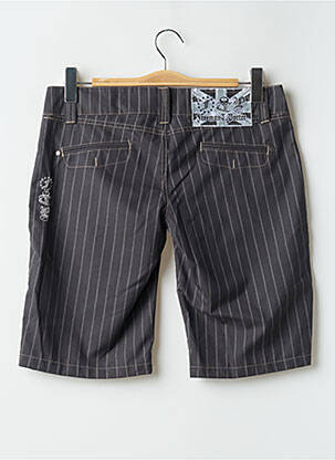 Bermuda coupe droite taille basse gris FREEMAN T.PORTER femme