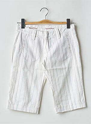 Bermuda taille basse taille basse blanc FREEMAN T.PORTER femme