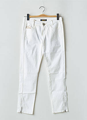 Pantalon slim taille basse taille basse blanc KILLAH femme