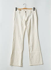 Pantalon flare beige FREEMAN T.PORTER pour femme seconde vue