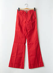 Pantalon flare rouge FREEMAN T.PORTER pour femme seconde vue