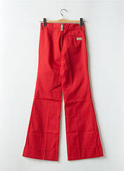 Pantalon flare rouge FREEMAN T.PORTER pour femme seconde vue