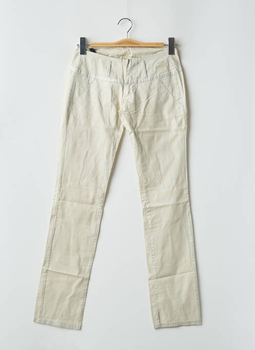 Pantalon slim beige FREEMAN T.PORTER pour femme