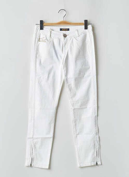 Pantalon slim blanc KILLAH pour femme