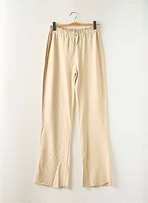 Jogging taille haute taille haute beige SCHOOL RAG femme
