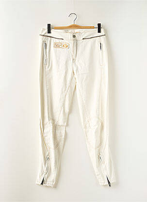 Pantalon slim taille normale taille normale blanc SCHOOL RAG femme