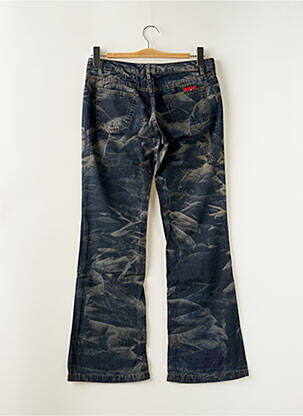 Jean coupe flare taille basse taille basse bleu SCHOOL RAG femme