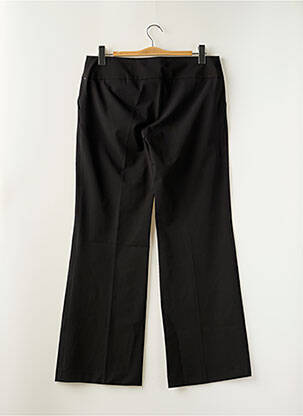 Pantalon large fermeture zippée sous rabat avec crochet taille basse noir SCHOOL RAG femme
