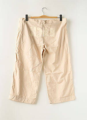 Pantacourt coupe droite taille normale beige SCHOOL RAG femme