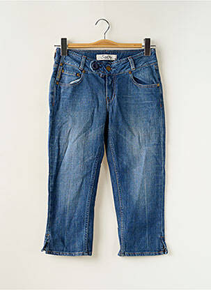 Jeans coupe slim stretch taille normale bleu SCHOOL RAG femme