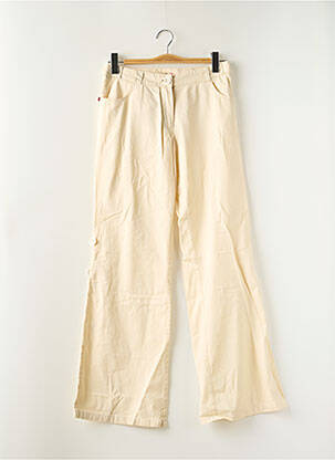 Pantalon flare taille normale taille normale beige SESSUN femme