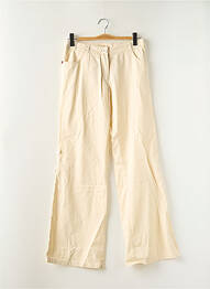 Pantalon flare taille normale taille normale beige SESSUN femme
