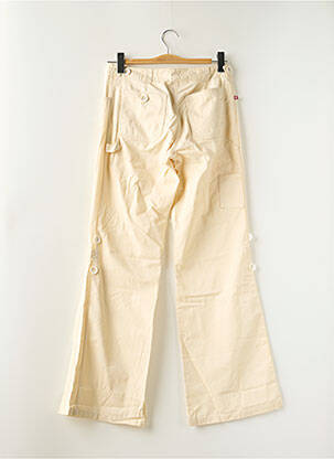 Pantalon flare taille normale taille normale beige SESSUN femme