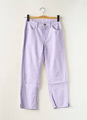 Pantalon 7/8 violet SCHOOL RAG pour femme seconde vue